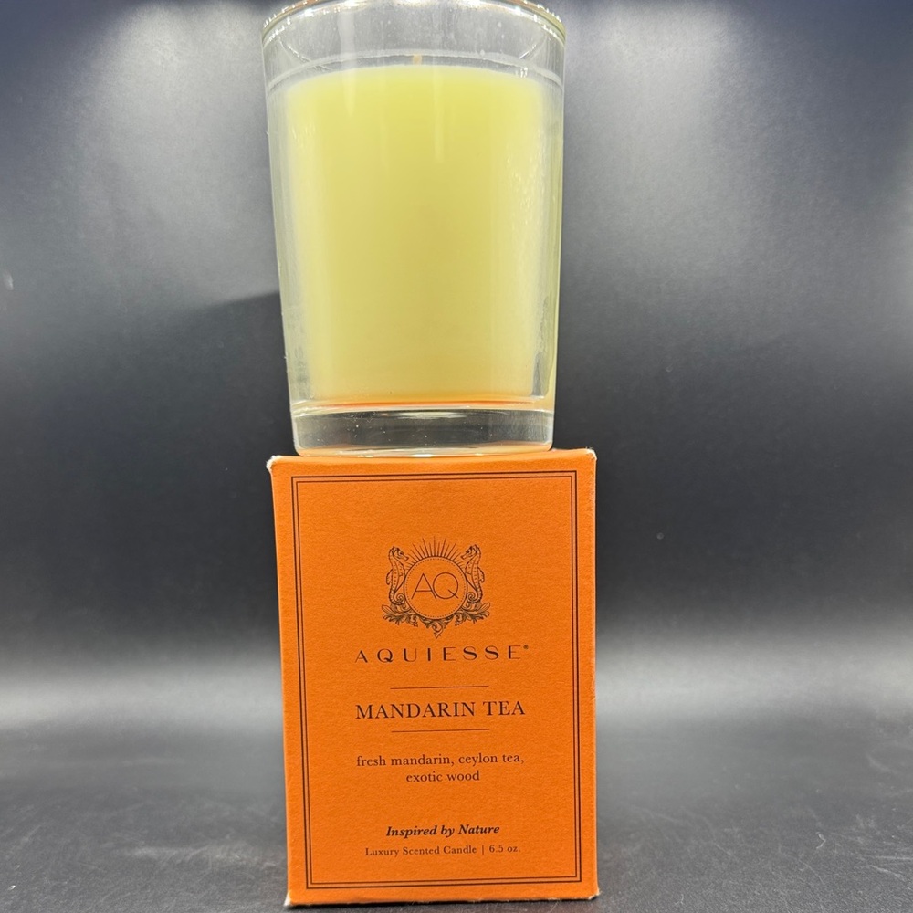 Aquisse Mandarin Tea Candle 6.5oz